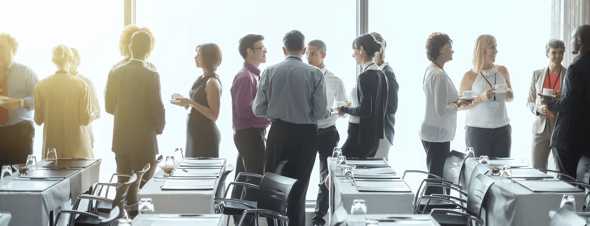 Attorneys and colleagues gathered at a continuing legal education reception